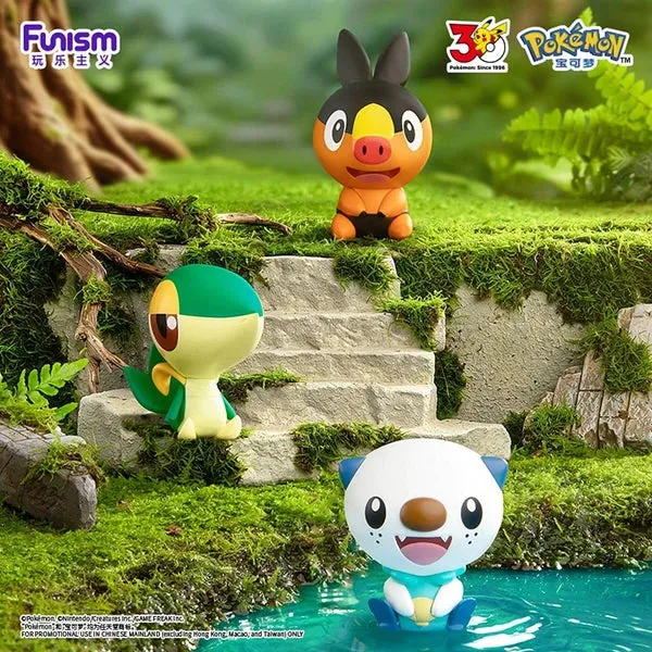Pokemon 30th Palmsize Wonders First Partner Starter Series Blind Box - 1 Unidade Aleatória (3 Figuras)